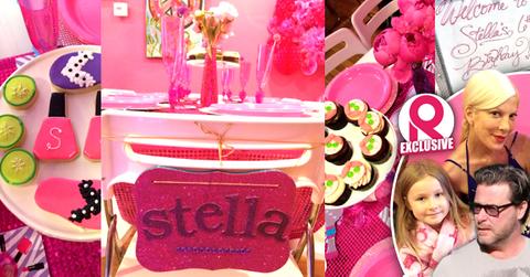 //tori spelling dean mcdermott stella birthday flew back canada wide