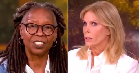 Composite photo of Whoopi Goldberg and Cheryl Hines