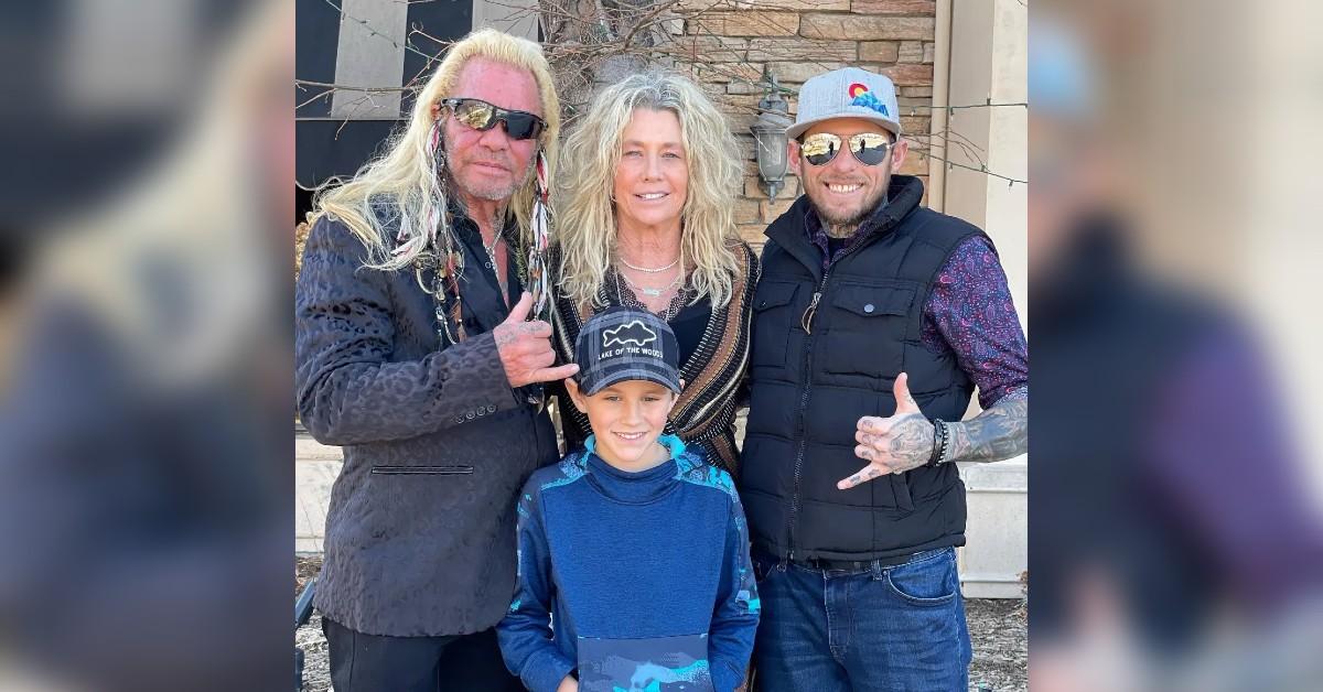 Photo of Dog the Bounty Hunter, Francie, Gregory Zacca, and Anthony