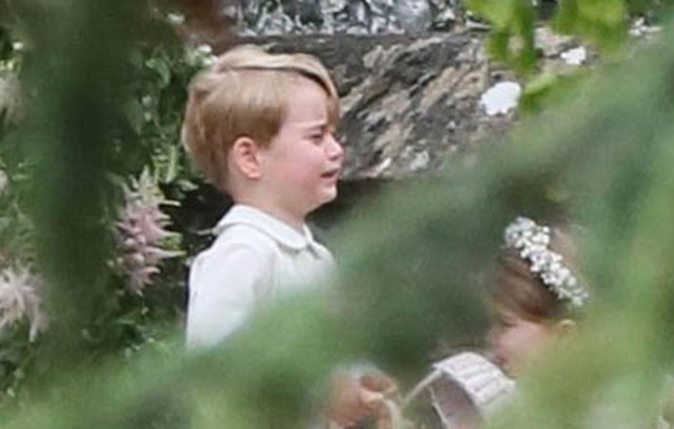 Pippa Middleton Wedding George Crying Kate Pics