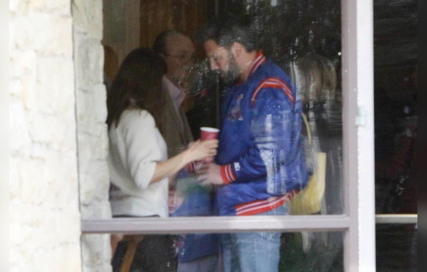 Jennifer Garner Ben Affleck Close At Church