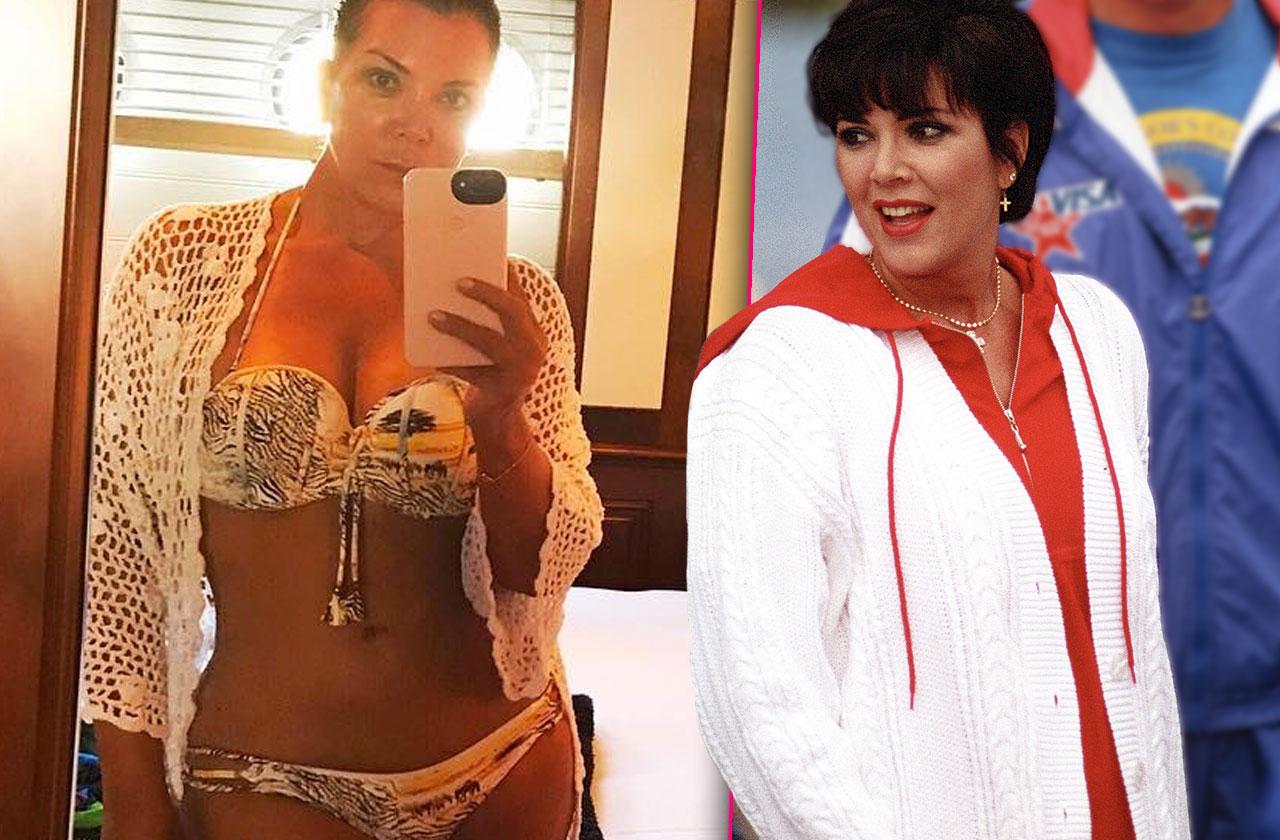 kris jenner plastic surgery boob job butt lift nose job