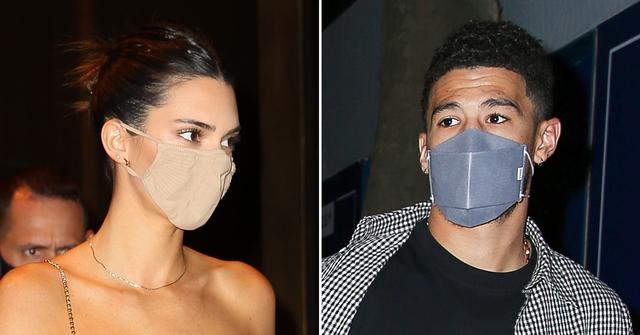 kendall jenner and devin booker were seen heading out for dinner in nyc