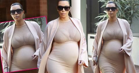 Kim Kardashian Baby Bump Photos