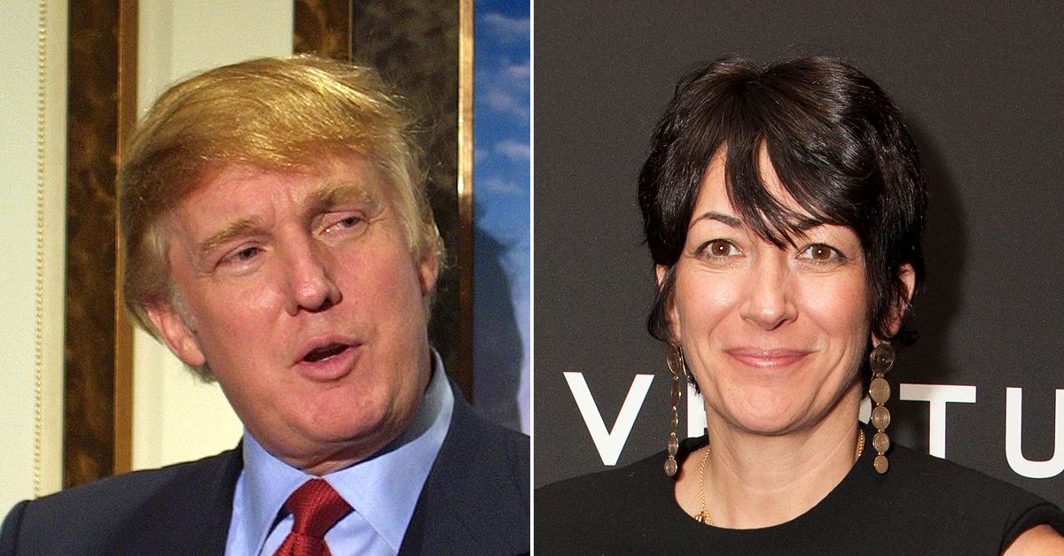 lady ghislaine maxwell robert maxwell donald trump pf r