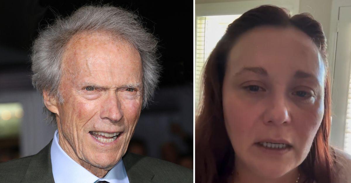 Composite photo of Clint and Kathryn Eastwood