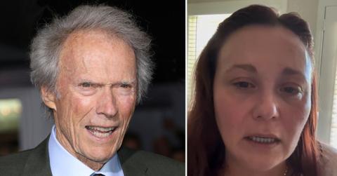 Composite photo of Clint and Kathryn Eastwood