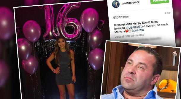 So Sad Joe Giudice Misses Daughter S Sweet 16 Celebrations While Locked Up For Fraud