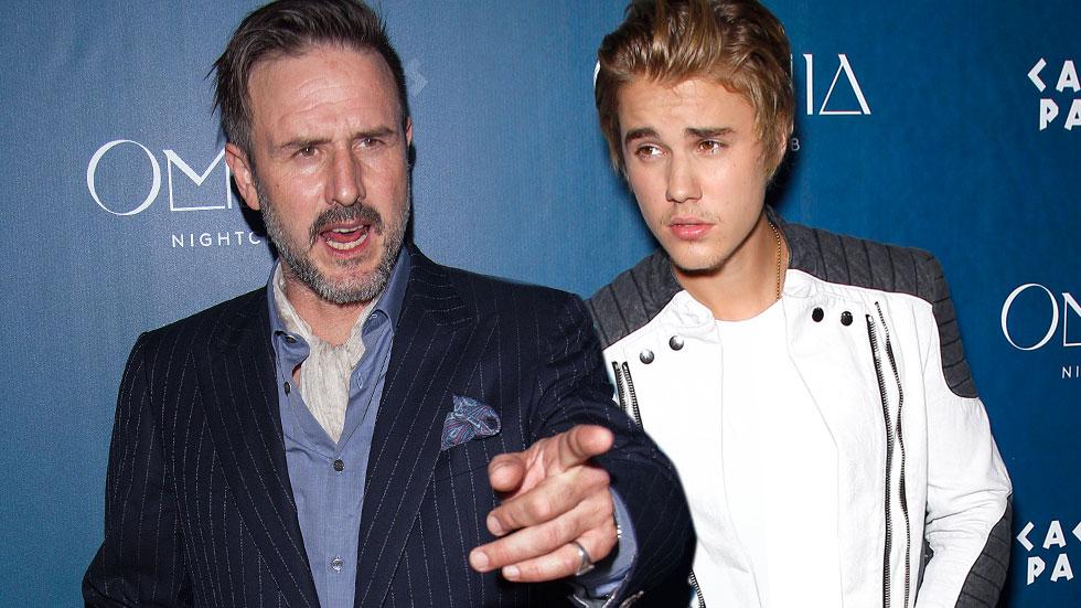 Justin Bieber David Arquette Party