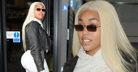 Jordyn Woods: Blonde Hair & White Tracksuit After Cheating Scandal