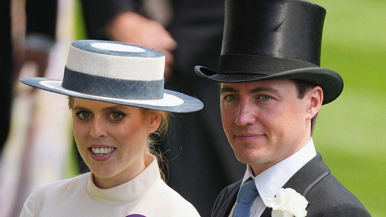 Photo of Edoardo Mapelli Mozzi and Princess Beatrice