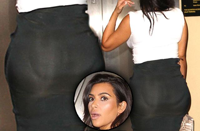 kim kardashian butt pads tight skirt fake booty