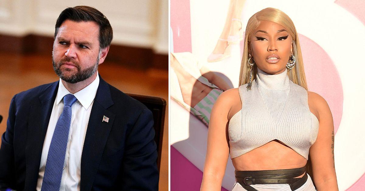 Photo of JD Vance and Nicki Minaj