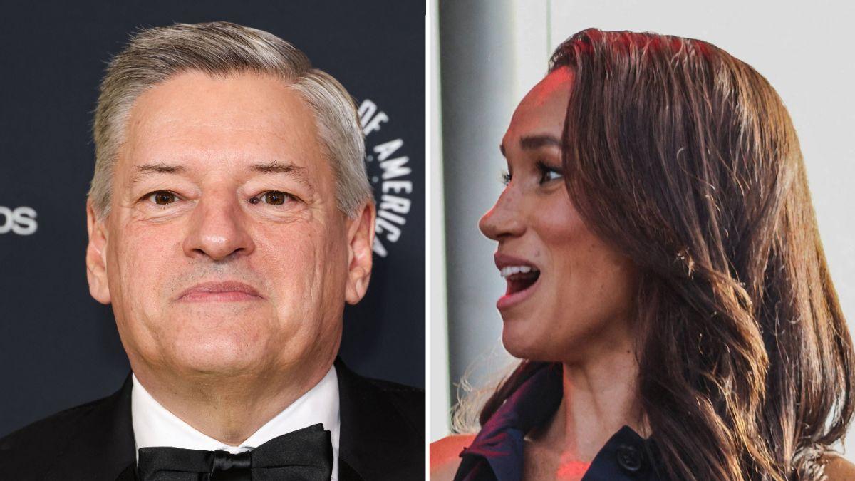 picture of Ted Sarandos and Meghan markle
