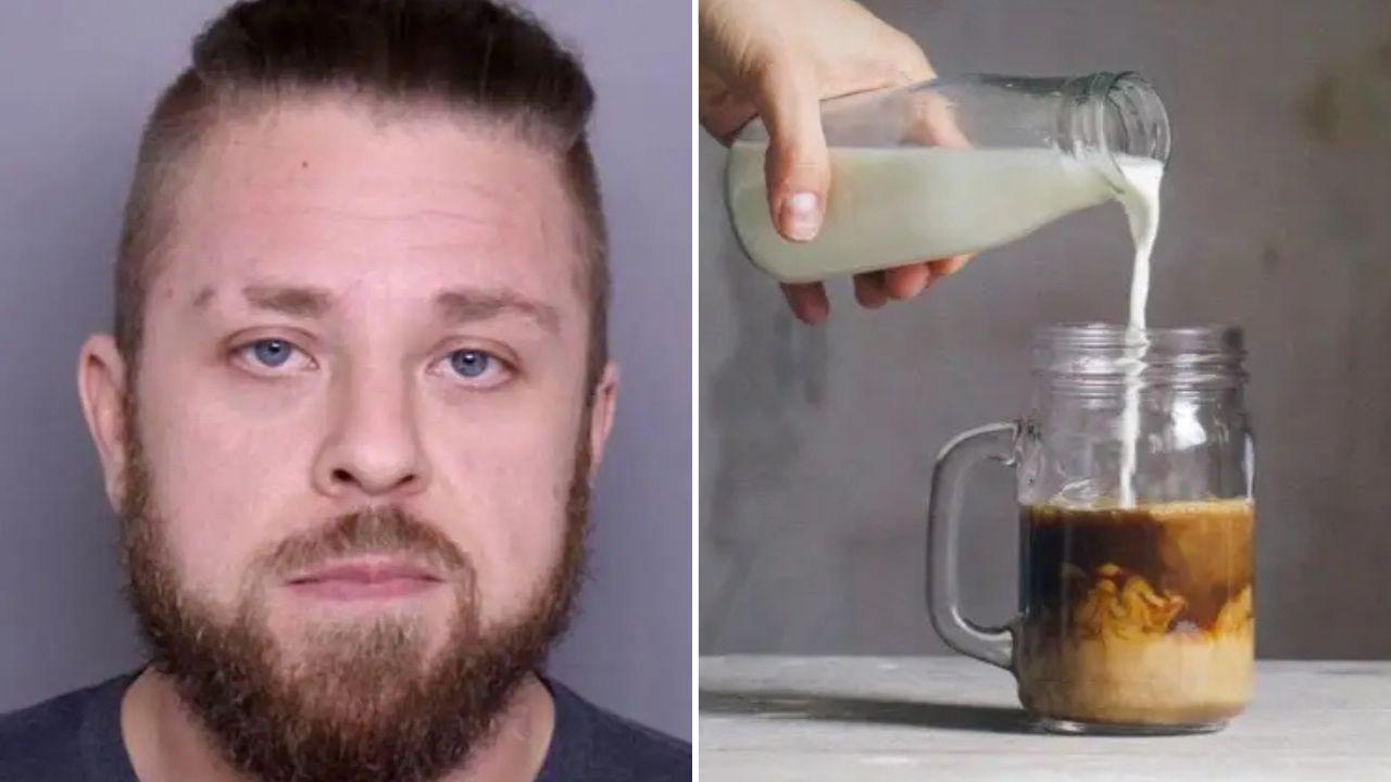 Christopher Carroll was sentenced to 25 years in prison for contaminating office items.pher Carroll was sentenced to 25 years in prison for ej—ing inside of an office space’s coffee creamer