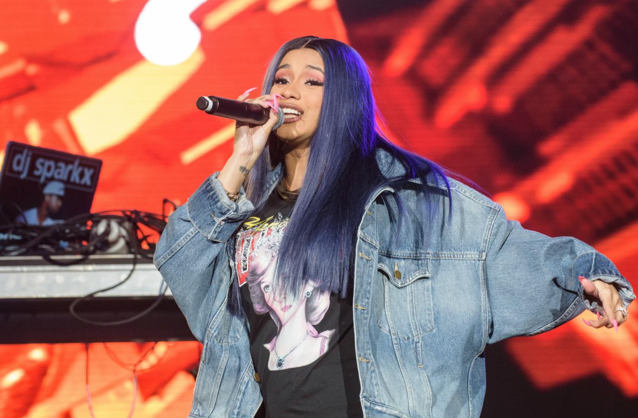 Sasha Obama and Cardi B Both Had Blue Hair at Broccoli City Festival