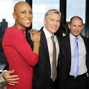 GMA's Robin Roberts celebrates co-host Sam Champion's dramatic