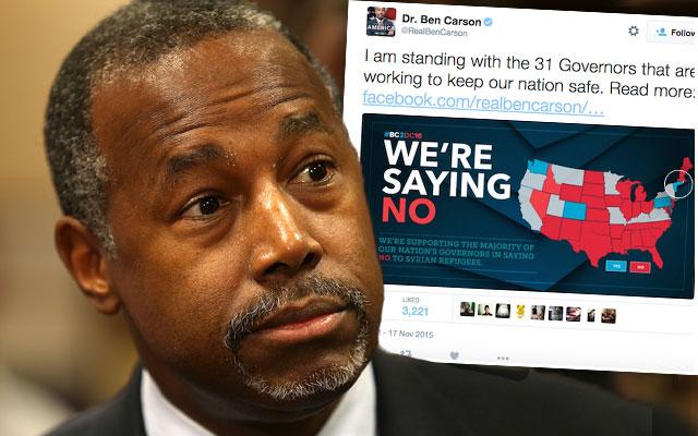 //ben carson campaign united states map geography pp