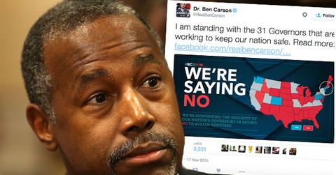 //ben carson campaign united states map geography pp