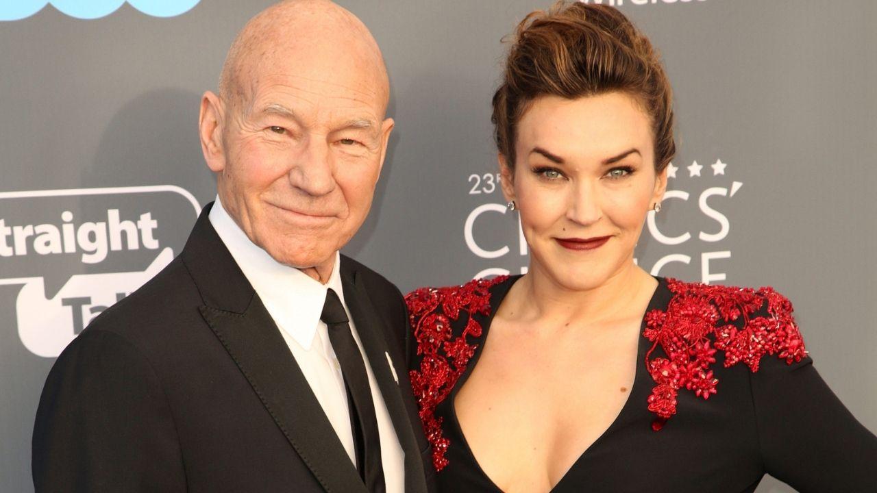 Photo of Patrick Stewart and Sunny Ozell
