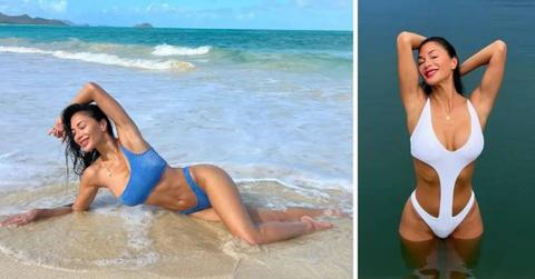 Split photos of Nicole Scherzinger'