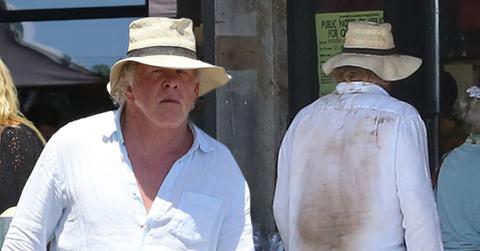 //nick nolte unrecognizable dirty shirt stain pp