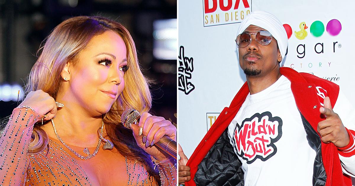 mariah carey checks interviewer kevin frazier nick cannon step children divorce