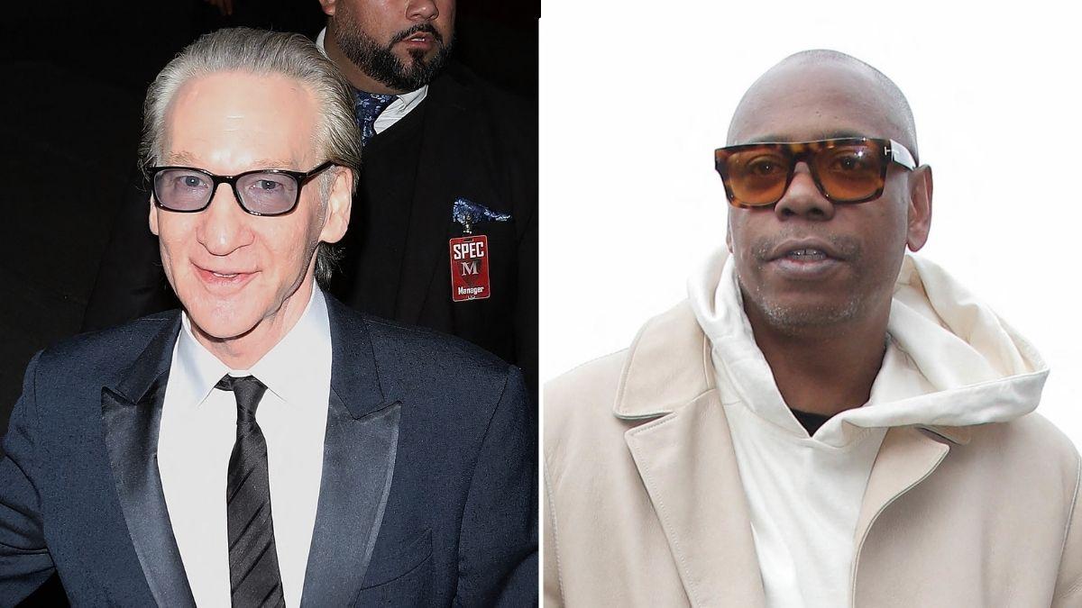 Bill Maher has traded political blows with Dave Chappelle in a heated stand-up clash over politics.