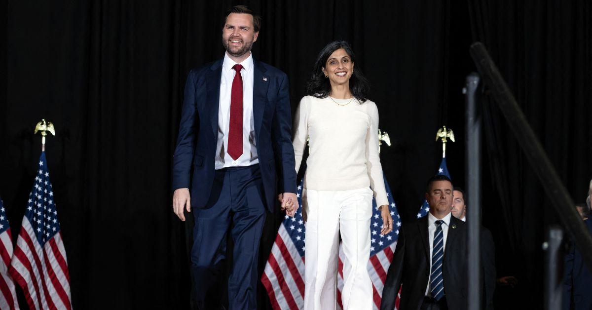 Photo of Usha and JD Vance