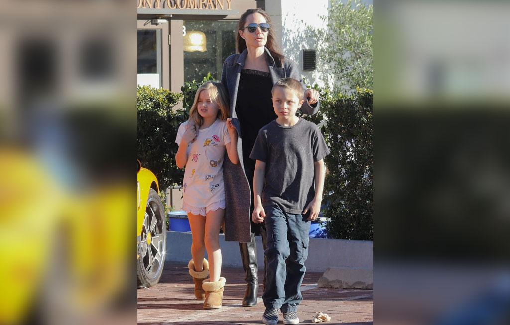 Brad Pitt Angelina Jolie Divorce Custody Battle Kids Twins Malibu Pics