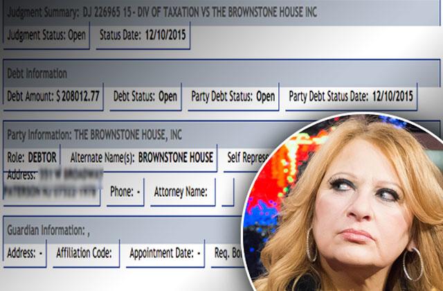 //caroline manzo al manzo brownstone debt tax lien complaint rhonj pp