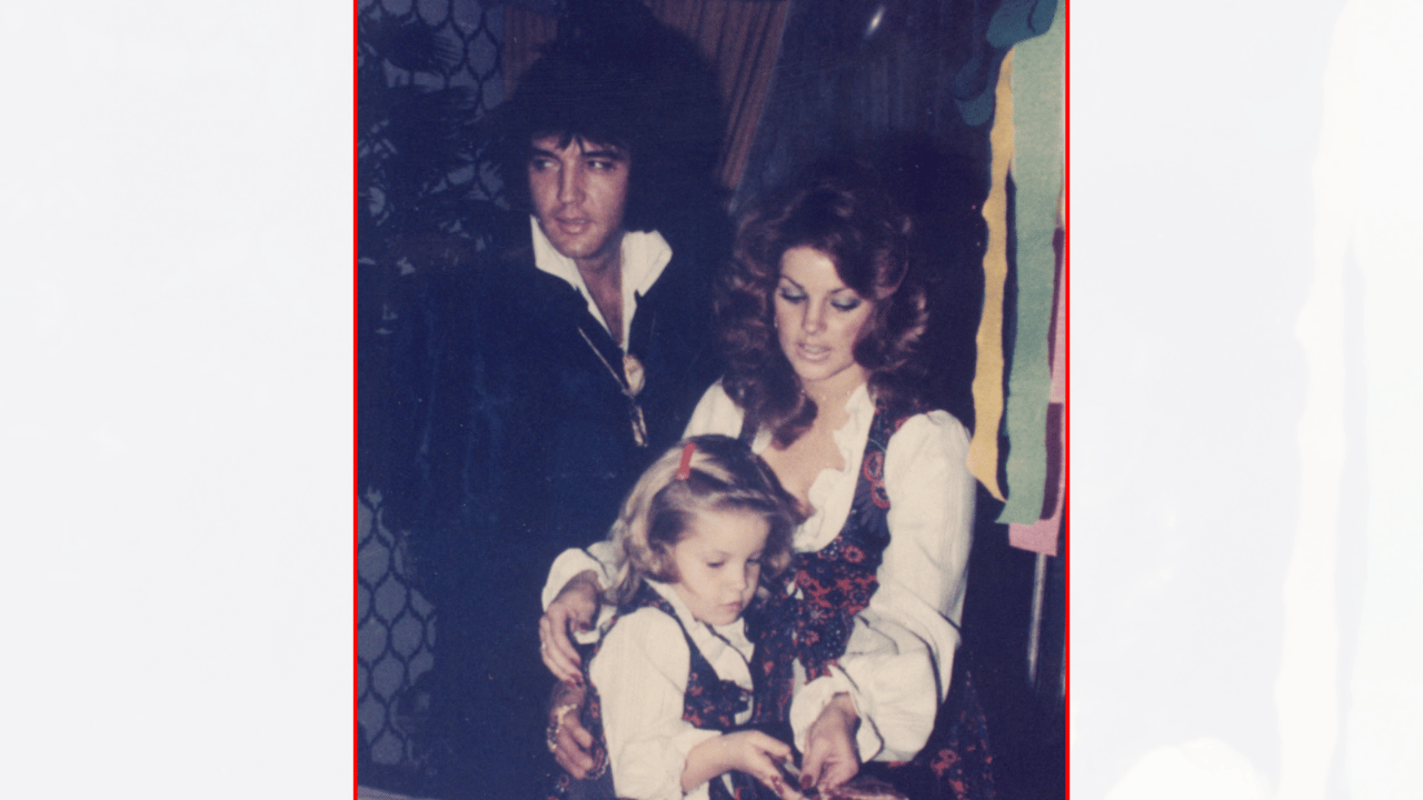 Lisa Marie and Elvis Presley are both buried at Graceland.