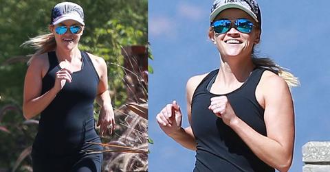Reese Witherspoon Jogs & Exercises