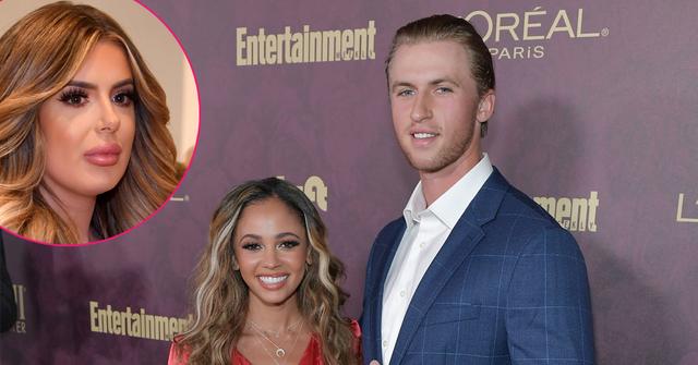 Vanessa Morgan is with Michael Kopech. Inset Brielle Biermann.