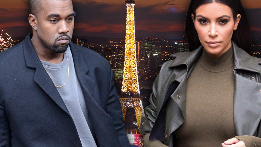 //kanye west kim kardashian argue paris pp