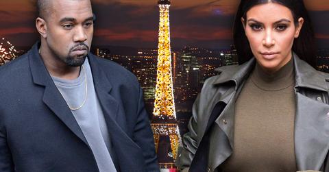 //kanye west kim kardashian argue paris pp