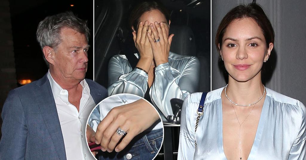 Katharine McPhee & Husband David Foster On Date After Honeymoon