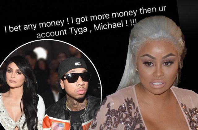 //blac chyna slams kylie jenner tyga snapchat pp