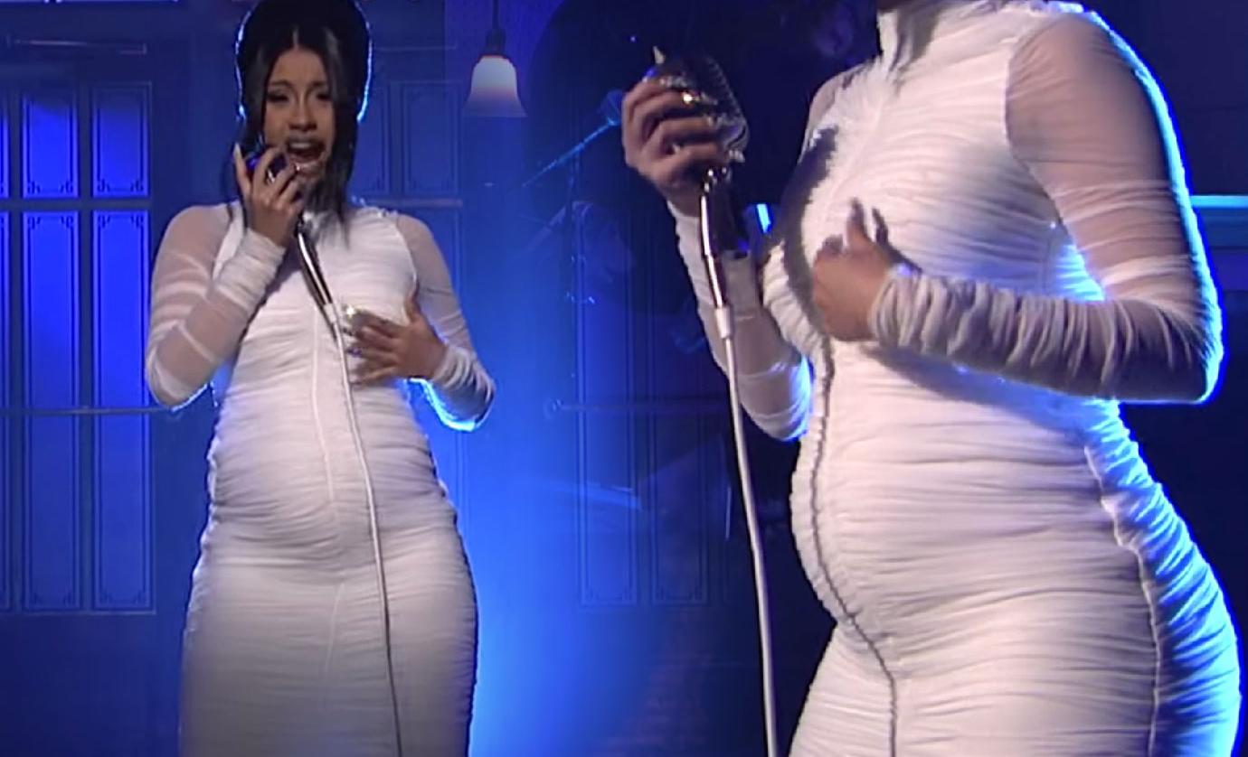 Cardi B Is Pregnant SNL Reveal