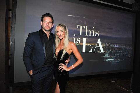 //Robert Parks Valletta With New Girlfriend model Heather Whiting attend the This is LA Season Premiere Party at Yamashiro