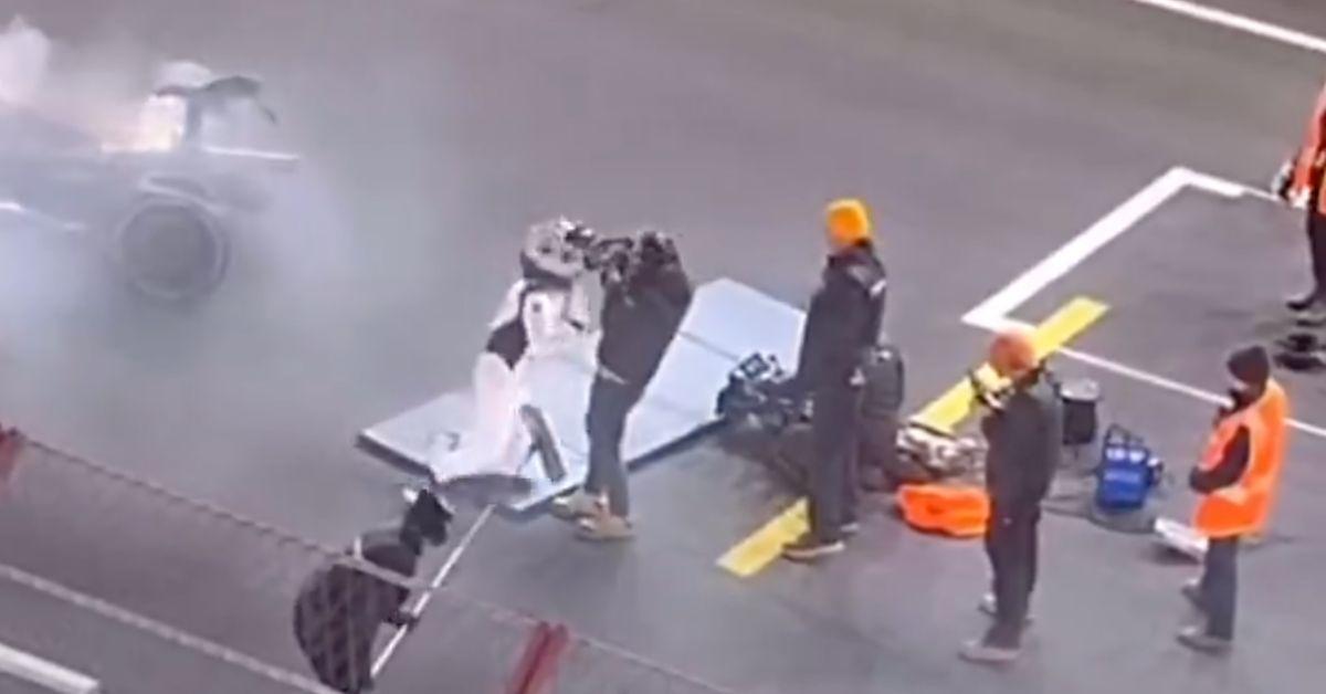 shocking moment brad pit collapsed grand prix las vegas secret