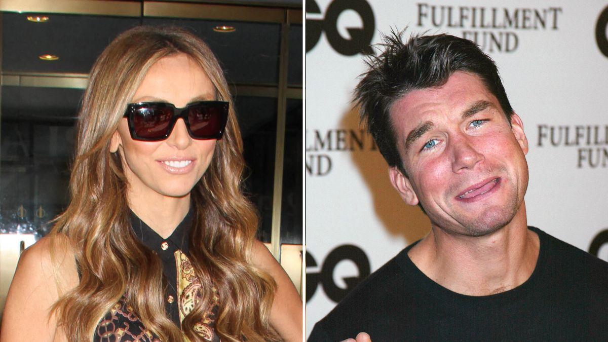 A photo of Giuliana Rancic alongside a photo of Jerry O'Connell