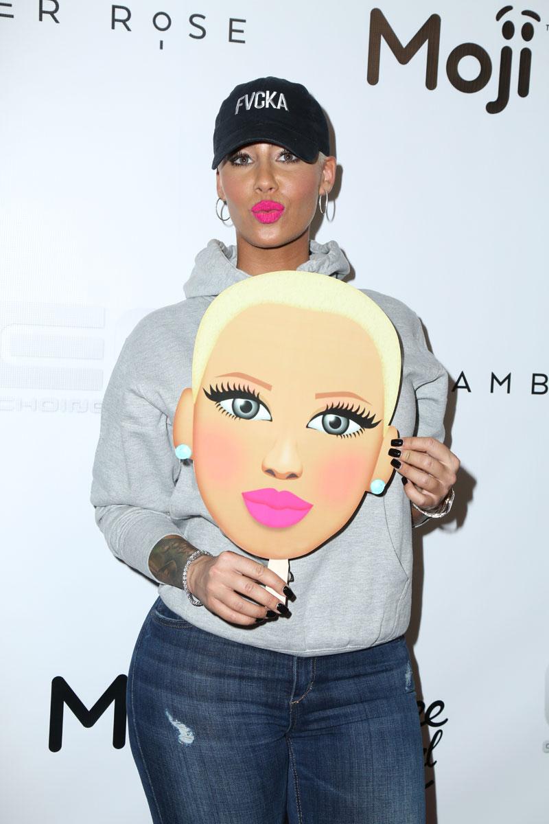 Amber Rose Emoji App Makes Millions Copying Kim Kardashian