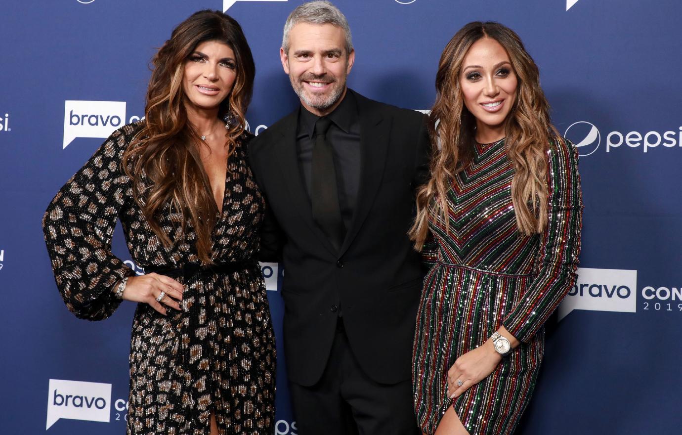 Teresa Giudice Andy Cohen Melisssa Gorga Real Housewives