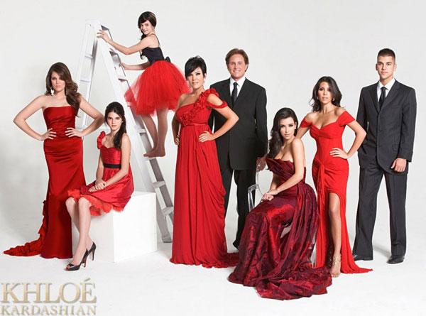 //kardashian christmas card​