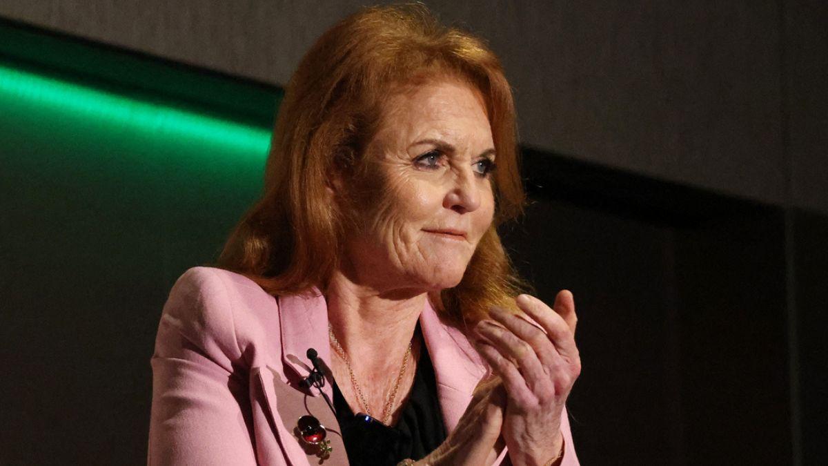 image of He also dismissed questions about Sarah Ferguson.