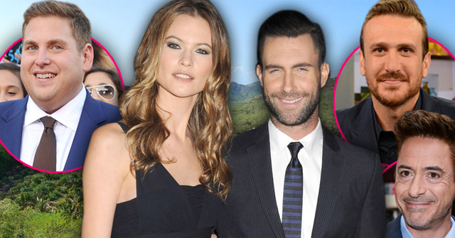 //adam levine behati prinsloo wedding jonah hill robert downey jr mexico pp