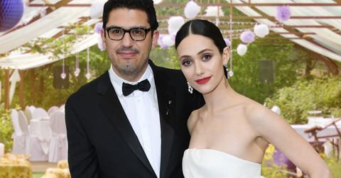 Emmy Rossum Sam Esmail Wedding Pics
