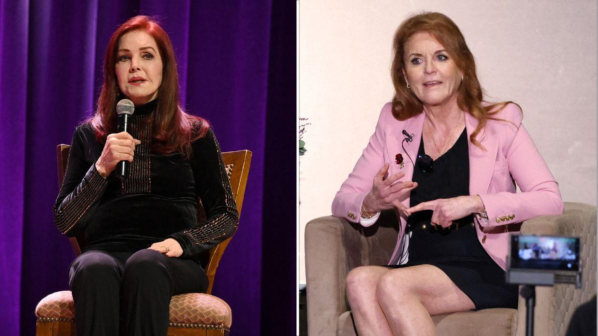 Photo of Priscilla Presley and Sarah Ferguson