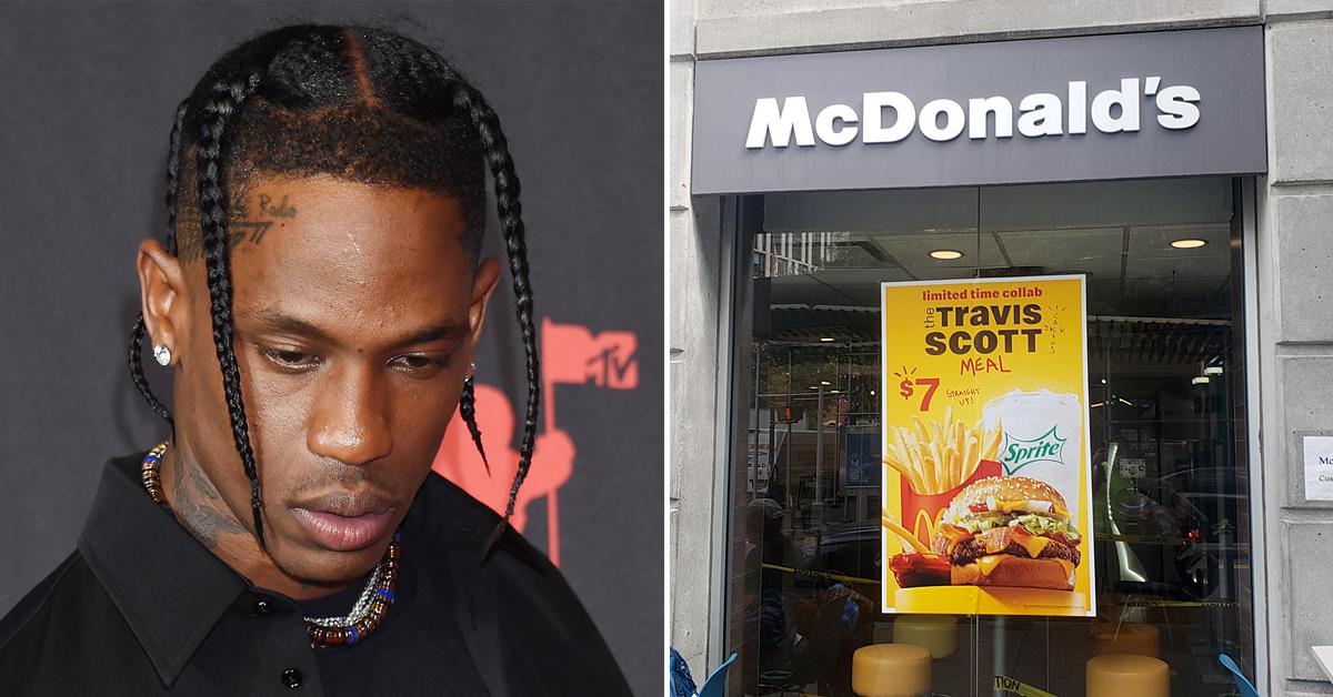 travis scott not mcdonalds partner astroworld backlash